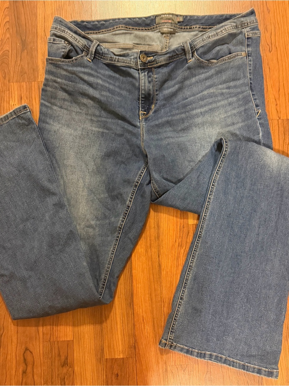 Torrid Luxe Slim Boot Denim Jeans Super Stretch Size 20XT